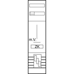 Z17910 Zählerplatz 3Pkt 1Z NH00 mit sHS/ZSK IP4