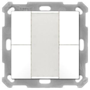 BE-TA5504.G2, KNX Taster 55 4-fach, Reinweiß glänzend