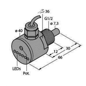 FCS-G1/2DY-AP8X Strömungsüberwachung, Eintauchsensor mit