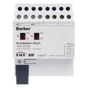 75312008 Schaltaktor 2F 16A Sß Hd Sta REG KNX