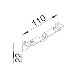 SL20055AD4 Geräteträgerschürze zu SL 20x55mm D Ki