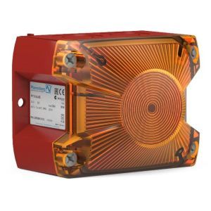 PY X-S-05 230 AC AM, Blitzleuchte PY X-S-05 orange,230AC,5J,IP66,NEMA4/4x,RAL3000