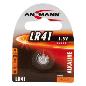 LR 41, Knopfzelle 1,5V LR41 1er Blister Ansmann