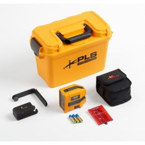 PLS 3R KIT, 3-Punkt-Lasernivelliergerät-Kit, rot