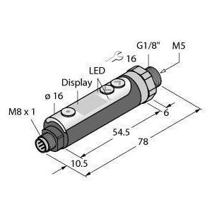 PK010R-P13-2UP8X-V1141 Drucksensor, mit 2 Transistorschaltausgä