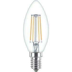 CorePro LEDCandleND4.3-40W E14 827B35CLG, CorePro GLASS LED Kerzen- und Tropfenformlampen - LED-lamp/Multi-LED - Energieeffizienzklasse: F - Ähnlichste Farbtemperatur (Nom): 2700 K