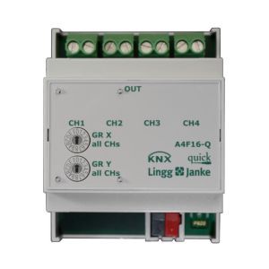 A4F16-Q KNX quick Schaltaktor 4-fach, 4 TE  Scha