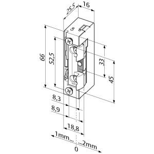 118E130-A71, RADIUS TÖ 118®E.130 O.STULP AUSFR., 10-24 V AC/DC (11-13V GS eE) UNIV.