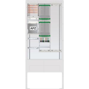 SZ207ZL2501A Zähleranschlusssäule 2 ZP, APZ,Leerpl,,