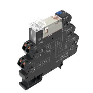 TRP 5VDC 2CO Relaiskoppler, 5 V DC ±20 %, LED grün, F