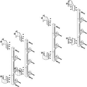 MTS55903 Sammelschienen-Modul tief 5FB/5RE 185mm