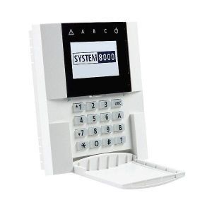 8001F Funk-Bedienteil (Keypad) mit LCD-Display