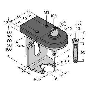 BTS-DSU35-ZF03-M5 Zubehör, Montageset für Handarmaturen