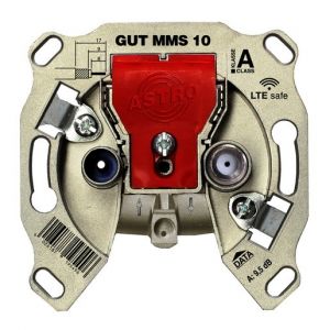 GUT MMS 10 2-Loch BK-Modem-Enddose, Anschlussdämpfu