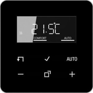 BT CD 1791 SW, JUNG HOME Raumthermostat-Display, Serie CD, schwarz