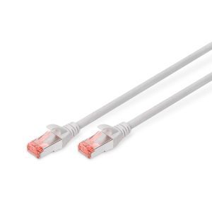 DK-1644-0025, CAT 6 S-FTP Patchkabel, Cu, LSZH AWG 27/7, Länge 0,25 m, Farbe Grau