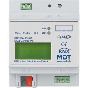 SCN-DALI64.03, DALI Control IP64 Gateway mit Webinterface, 4TE, REG