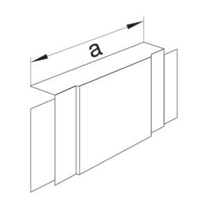 M54667030 T-Stück halogenfrei LF 60x90mm steingrau