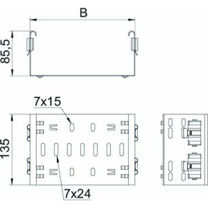 FVM 850 DD Formteilverbinder mit Schnellverbindung