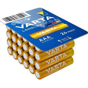 Longlife Big Box 24er AAA, Batterie AAA Varta Longlife 24 Stück in der Box04103301124