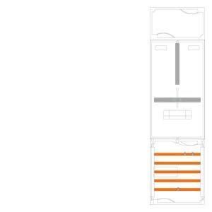 8GS2012-8 ALPHA-ZS, Schnellmontagebausatz H=900mm,