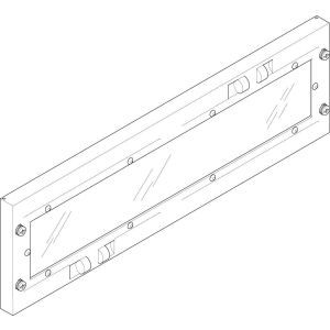 FAS21N Abdeckplatte 500x150mm 2FB/1RE geschloss