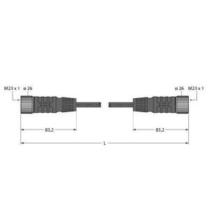 CSM CKM 19-19-5/S101 Aktuator- und Sensorleitung / TPE, M23-V