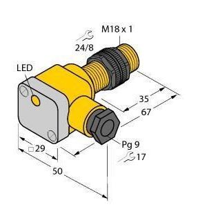 NI10-P18SK-Y1X Induktiver Sensor