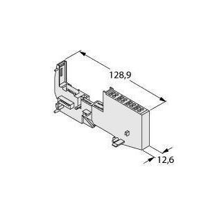 BL20-P4T-SBBC BL20 Basismodul, Zugfederanschlusstechni