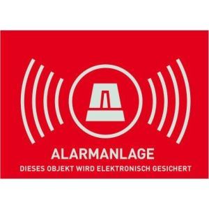 AU1322 Warnaufkleber Alarm (ohne ABUS-Logo) 148