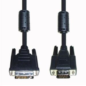 DVI 4 DVI-I-MON.KABEL(24+5/HD 15)2M