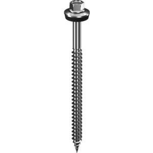 Self-tapping metal screw 6.8x140, Selbstbohrende Sechskantblechschraube mit Dichtscheibe 6.8x140