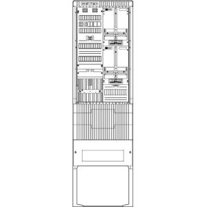 SZ205ZA1510 Zähleranschlusssäule 1 ZP, TSG, APZ, 5po