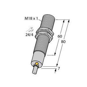 BI5-M18-AP6X/S120 Induktiver Sensor, mit erweitertem Tempe