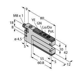 SLM10P6Q Opto-Sensor, Gabellichtschranke