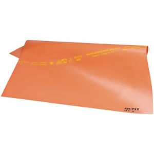 98 67 10, VDE Abdecktücher aus Gummi Tuch, orange 1.000 x 1.000 x 1 mm