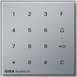 260565, Gira Keyless In Codetastatur Gira TX_44 (WG UP) F Alu