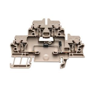 ZDK 2.5/D/6 Bauelement-Reihenklemme, Zugfederanschlu