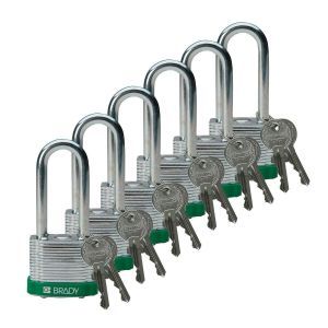 Steel Padlock 51mm Sha KD Green/6 Laminierte Stahlvorhängeschlösser ? mit