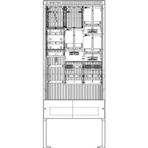 SZ207ZA3400 Zähleranschlusssäule 3 ZP, APZ, 4pol HLA