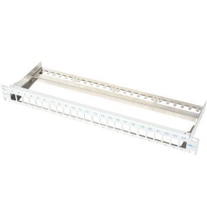 CAXXSV-02403-C001 KEYSTONE PATCH PANEL 19",24P,GY