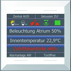 LCN - GTS4DW Glas-Farbdisplay 2,8", mit schmalem Rahm