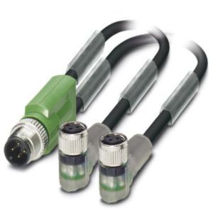 SAC-3P-M12Y/2X0,6-PUR/M 8FR-2L Sensor-/Aktor-Kabel