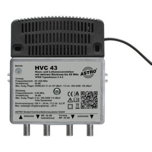 HVC 43 Breitbandverstärker mit F-Anschlüssen
