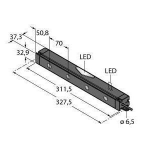 PVL225P Pick-to-Light, Bestückungssensor, Reflex