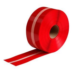 4" X 100' B543 THICK RED GLOW FLOOR TAPE ToughStripe® Max - leuchtendes Bodenmar