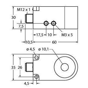 BI10R-W30-DAP6X-H1141 Induktiver Sensor, Ringsensor