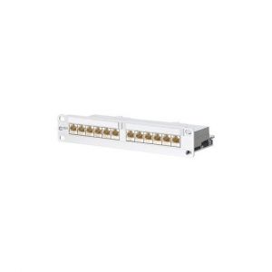 130851-01-E E-DAT Patchfeld 10 Zoll 1HE 12 Port