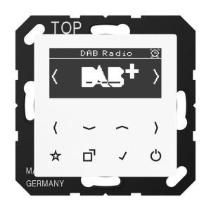 DAB A WW Smart Radio DAB+, Serie AS/A, alpinweiß