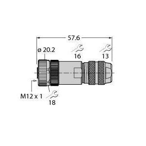 CMB8181-0 Zubehör für Sensoren und Aktuatoren, Kon